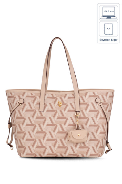 U.S. Polo Assn. K.Beige-K.Beige Women's Shoulder Bag Us26104