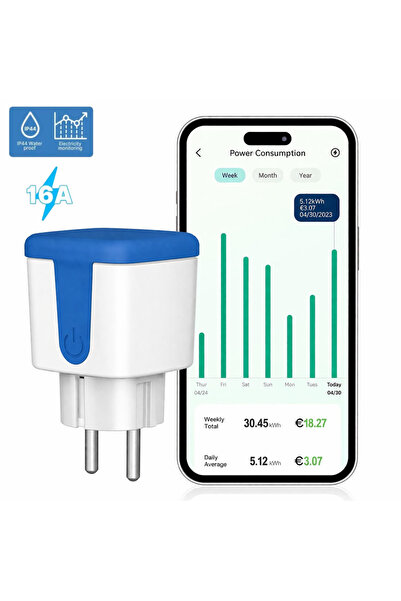 Choice VeSync APP WiFi EU Socket 16A Smart Outdoor Waterproof Electric Socket...