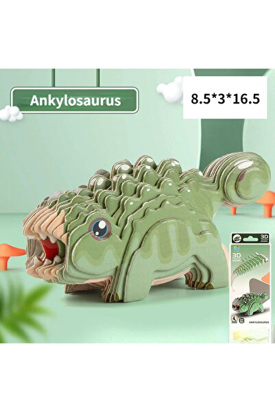 choice2 Ankylosaurus 3D Jigsaw Puzzles for Kids Jurassic World Dinosaur Educa...