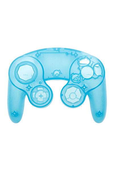 Choice غطاء شفاف شفاف أزرق سماوي من YuXi غطاء مقبض شفاف بديل لجهاز Gamecube N...