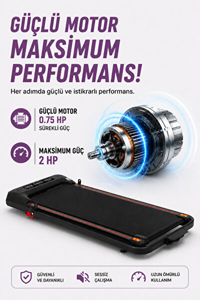 Relax Ekranlı Uzaktan Kumandalı Portatif Bluetoothlu Yürüme Ve Koşu Bandı RL-895