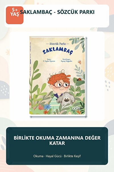 Abm Yayınevi Saklambaç - Sözcük Parkı 5+ Yaş Çocuk Hikaye Kitabı