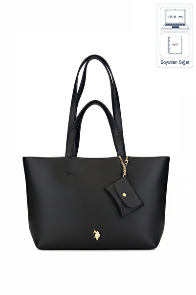 U.S. Polo Assn. حقيبة كتف نسائية سوداء Us26200