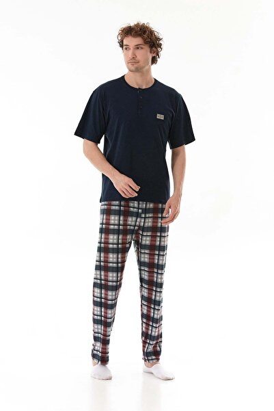 Fulla Moda Plaid Patterned Pajama Set