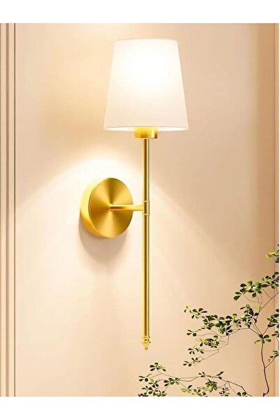 Choice gold (No lightbulb) Operated Wall Sconce,Gold&Black Chargeable Wall Li...