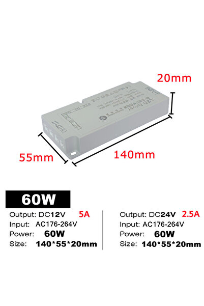 Choice7 EU Plug DC 12V 60W 150W AC DC Transformers EU/US Plug 220V To 12V 24V...