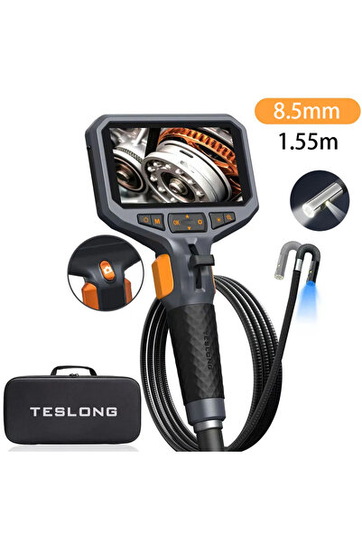 Choice1 8mm dual lens TESLONG TD450S 4.5 Inch Screen Articulating Borescope 1...