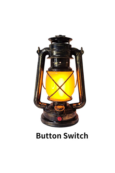 Choice Bronze Rechargeable Retro LED Table Lamp 3 Lighting Mode Vintage Deskt...