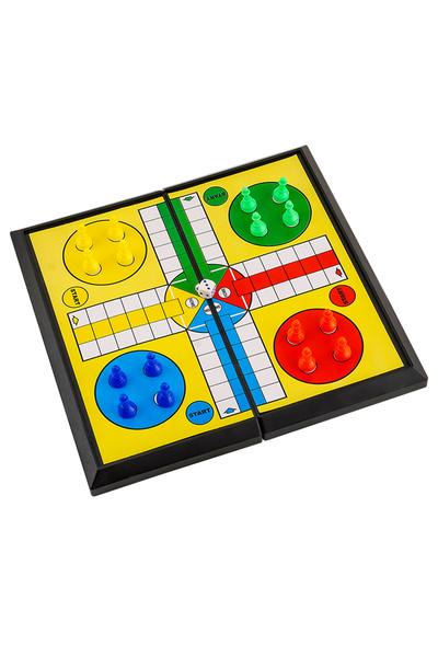 Choice flying chess International Ludo Board Game for Kids: Portable Folding ...