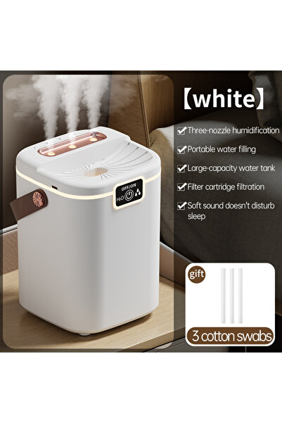 Choice WHITE 2000ML Air Humidifier USB Powered 3 Nozzles Aroma Diffuser Essen...