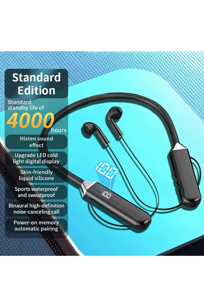Choice PRO-Black New Sport Wireless Headphone Neckband Earphone audífonos blu...