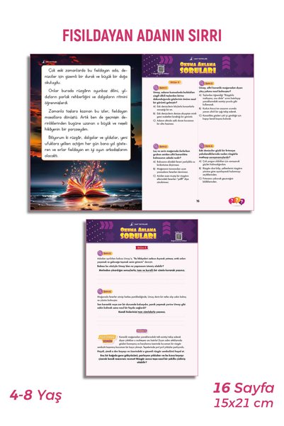 UMY Yayınları Fısıldayan Adanın Sırrı - Preschool and 1St Grade Classroom Reading Book - Umay’ın Maceraları Serisi - 2. Book