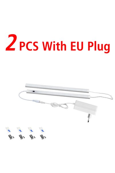 Choice 50CM Warm White 2PCS Under Cabinet Sensor Light Furniture LED Light Ta...