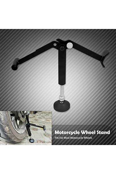 Choice Black Wheel Stand Motorcycle Labor Saving Wheel Stand Kickstand Univer...