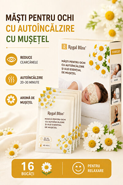 Regal Bliss Masti pentru ochi ®, cu autoincalzire si ulei esential de Musetel...