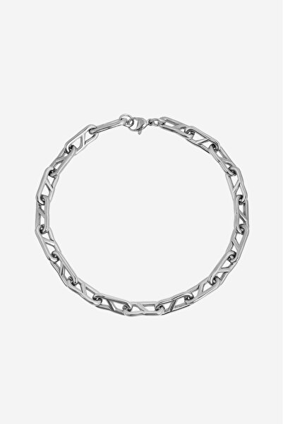 Crupt Studio 316L Steel Drip Silver Chain Men's Bracelet
