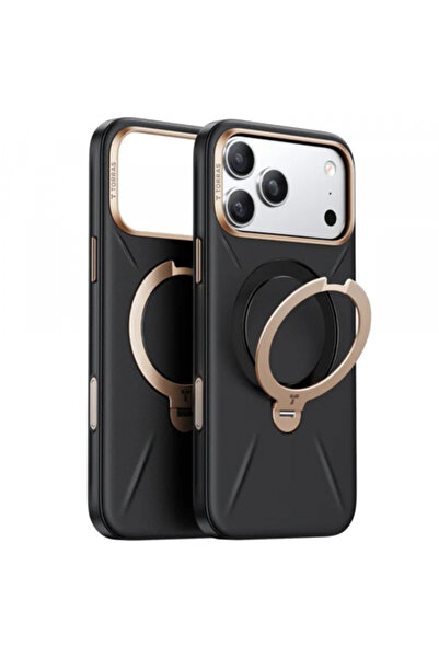 Apple Husa MagSafe pentru iPhone 17 Pro Max, Torras, QPRO Leather, Neagra