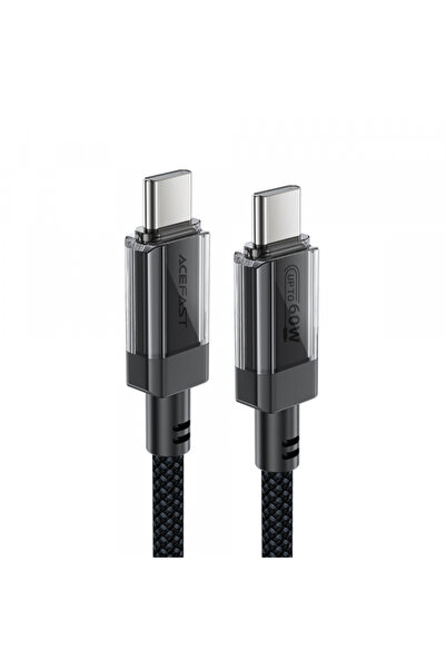 Acefast Cablu Date si Incarcare USB-C - USB-C C12-03, 60W, 1.2m, Negru