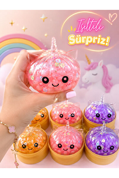Unicorn Çin Mantısı SİMLİ Dumpling Squishy