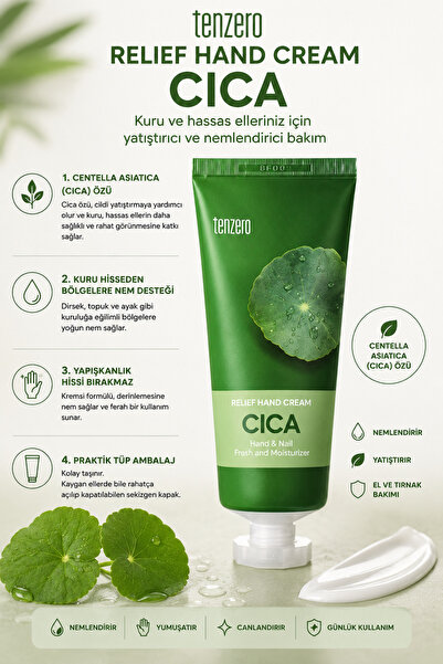 TENZERO Relief - Cica Hand Cream 100 ml