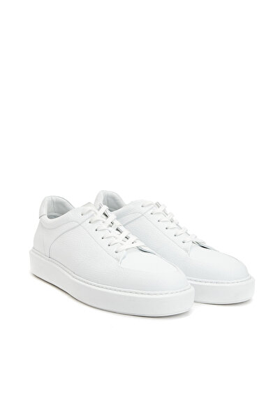 Network Beyaz Erkek Deri Sneaker