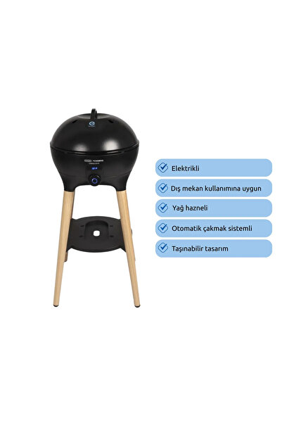 Aygaz Cadac Ebraai 40 FS Elektrikli Barbekü ve Mangal - Hızlı Isınma, Ayarlan...