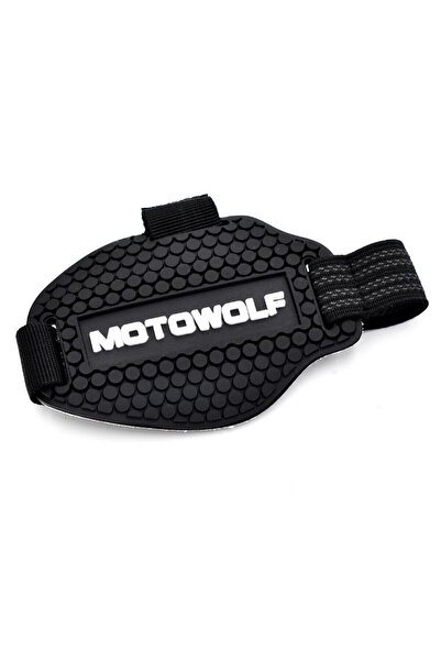 MOTOWOLF Αντιολισθητικό πέλμα σιλικόνης μοτοσικλέτας μαύρο OEM