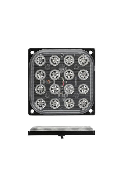 OEM Φανάρι LED 48w Κόκκινο με 2 λειτουργίες 12/24V 7000lm 16 SMD Ultra Bright...