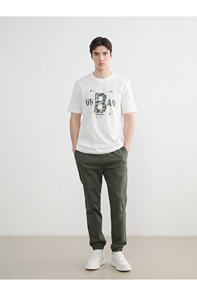 LC Waikiki Trendlucky Slim Fit Men's Jogger Pants with Difference in Color