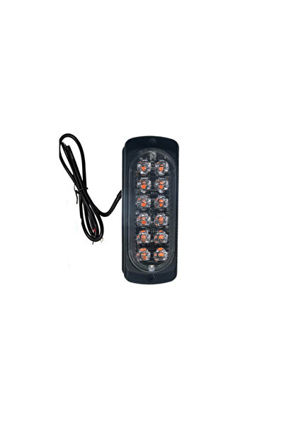 OEM Πορτοκαλί Φώς όγκου Led με 18 λειτουργίες και strobe φωτισμό μόνο 12-24vo...