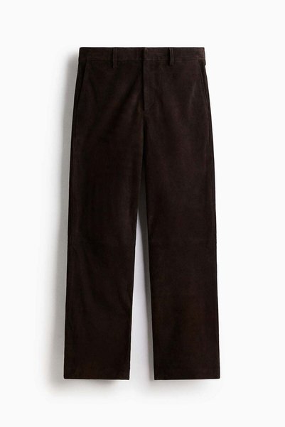 H&M Relaxed Fit Suede trousers
