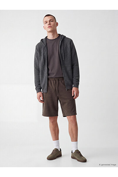 LC Waikiki Nevavm Comfortable Fit Men's Shorts with Difference