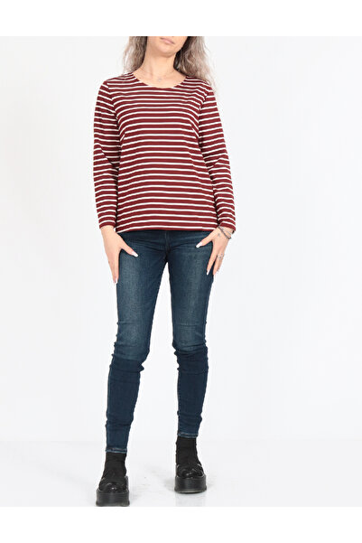 Evendi Bluza, Alb/Caramiziu