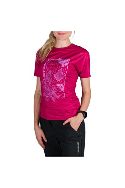 NORTHFINDER Tricou tehnic de damă Cassie-Visiniu-XS
