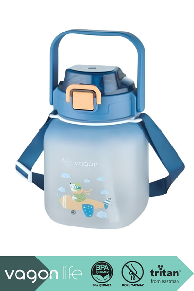 Vagonlife 1100ml New Collection Large Size Tritan Water Bottle With/Without S...