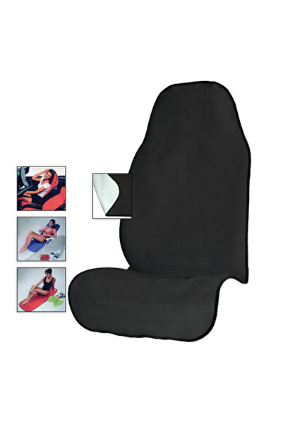 Choice BLACK-1PCS Towel Car Seat Cushion for Athletes Fitness Gym Running Bea...