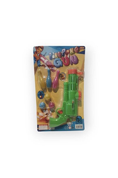 Erka Ping Pong Gun Bowling Set 2 in 1 Fun for Kids