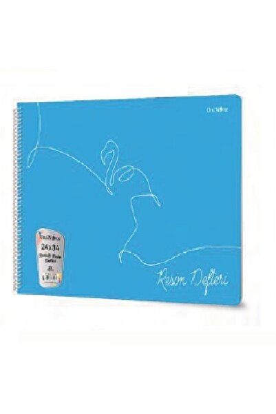 ÇINAR DEFTER Çınar Pp Cover Spiral 33X48 cm 25 Sheets Drawing Notebook 12 Pack