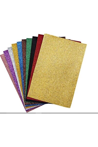 VİVA Puti Cardboard Paper 50X70 Glittery White 10Pcs