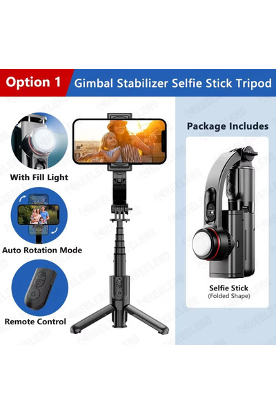 Choice L18s Gimbal TOKQI L18s Gimbal Stabilizer Selfie Stick Tripod Extendabl...