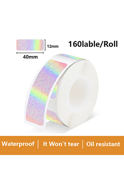 Choice18 12x40mm 1PK Thermal Paper Self Adhesive Sticker for Marklife P15 P12...