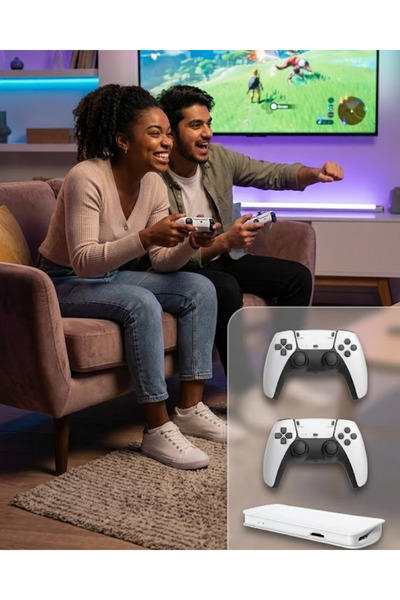 KENTEX M15 Retro Konsol – 20.000 Oyunlu, Çift Gamepadli, 4K HDMI