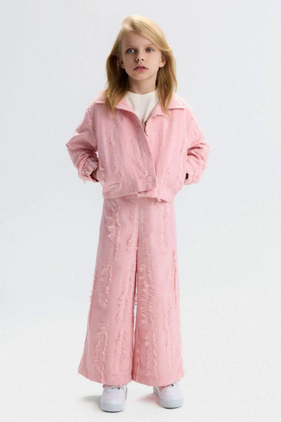 HAUSEkids 4-8 Years Old Chorley Mare Girls' 3-Piece Set-Powder