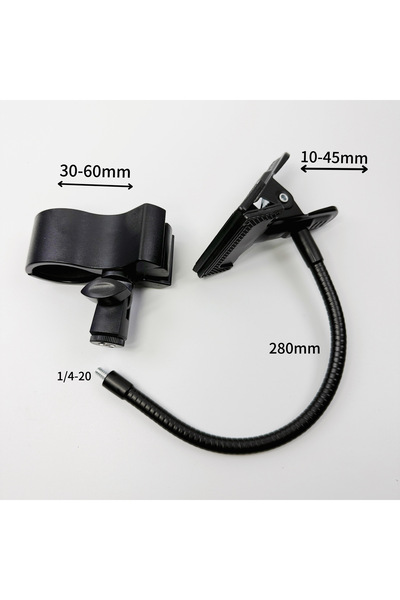 Choice1 280mm Universal Desktop Microphone Holder Metal Clamp with Adjustable...