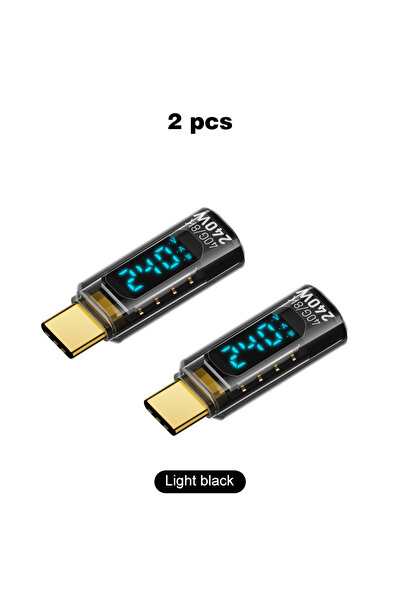Choice5 2pcs light black UGOURD 40Gbps USB4 Type C Adapter Digital Display US...