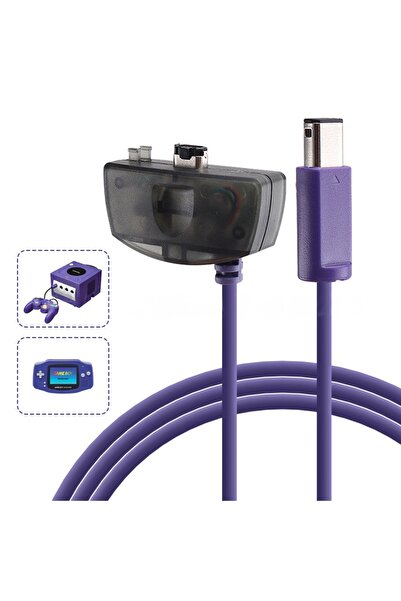 Choice كابل وحدة تحكم الألعاب بطول 1.8 متر من NGC إلى GBA، كابل هايبر لينك لن...