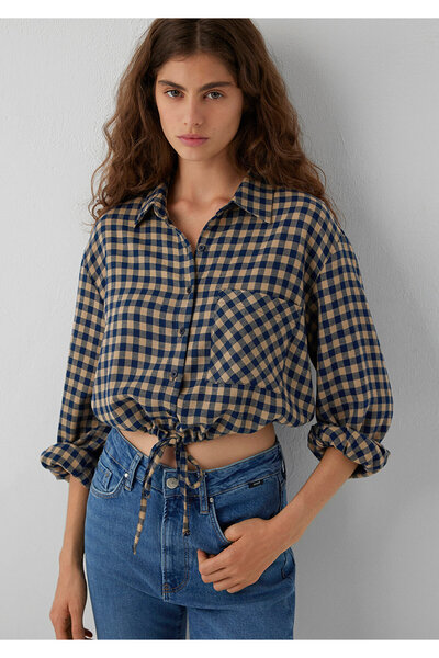 Mavi Kareli Gömlek Regular Fit / Normal Kesim 1211658-83154