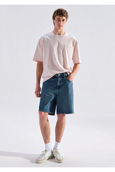 Mavi Toronto Short Street Indigo Blue Jean Shorts 0421040-89805