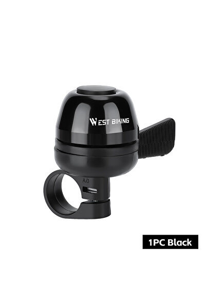 Choice 0706064 1pc WEST BIKING Bicycle Bell Aluminum Alloy Waterproof Portabl...