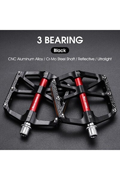 Choice Black WEST BIKING CNC 3 Bearing Bicycle Pedals Ultralight BMX MTB Road...